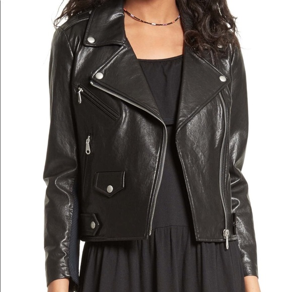 Rebecca Minkoff Jackets & Blazers - Rebecca Minkoff Wes Moro Leather & Neoprene Jacket